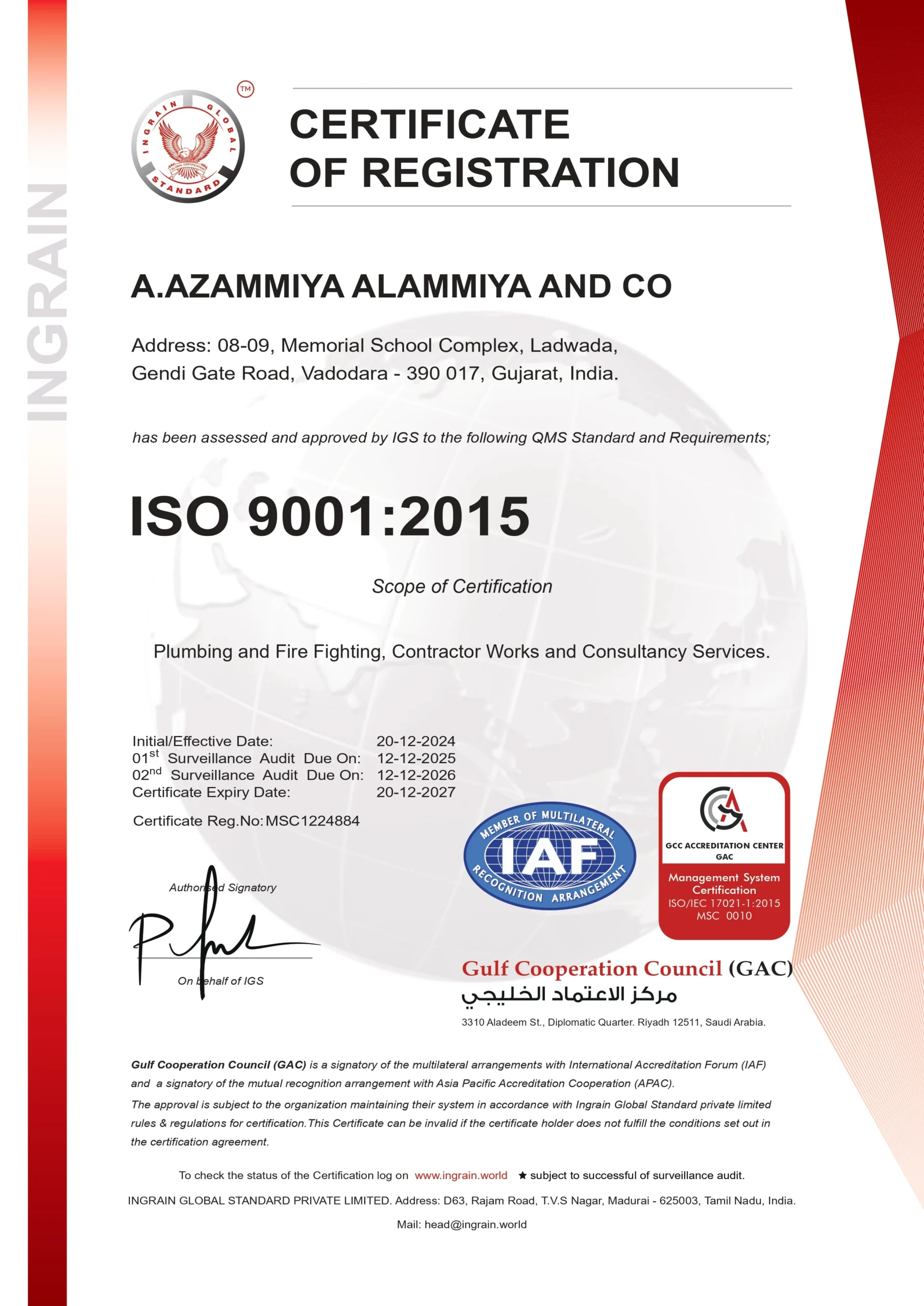 ISO 9001 - A.AZAMMIYA ALAMMIYA AND CO_page-0001
